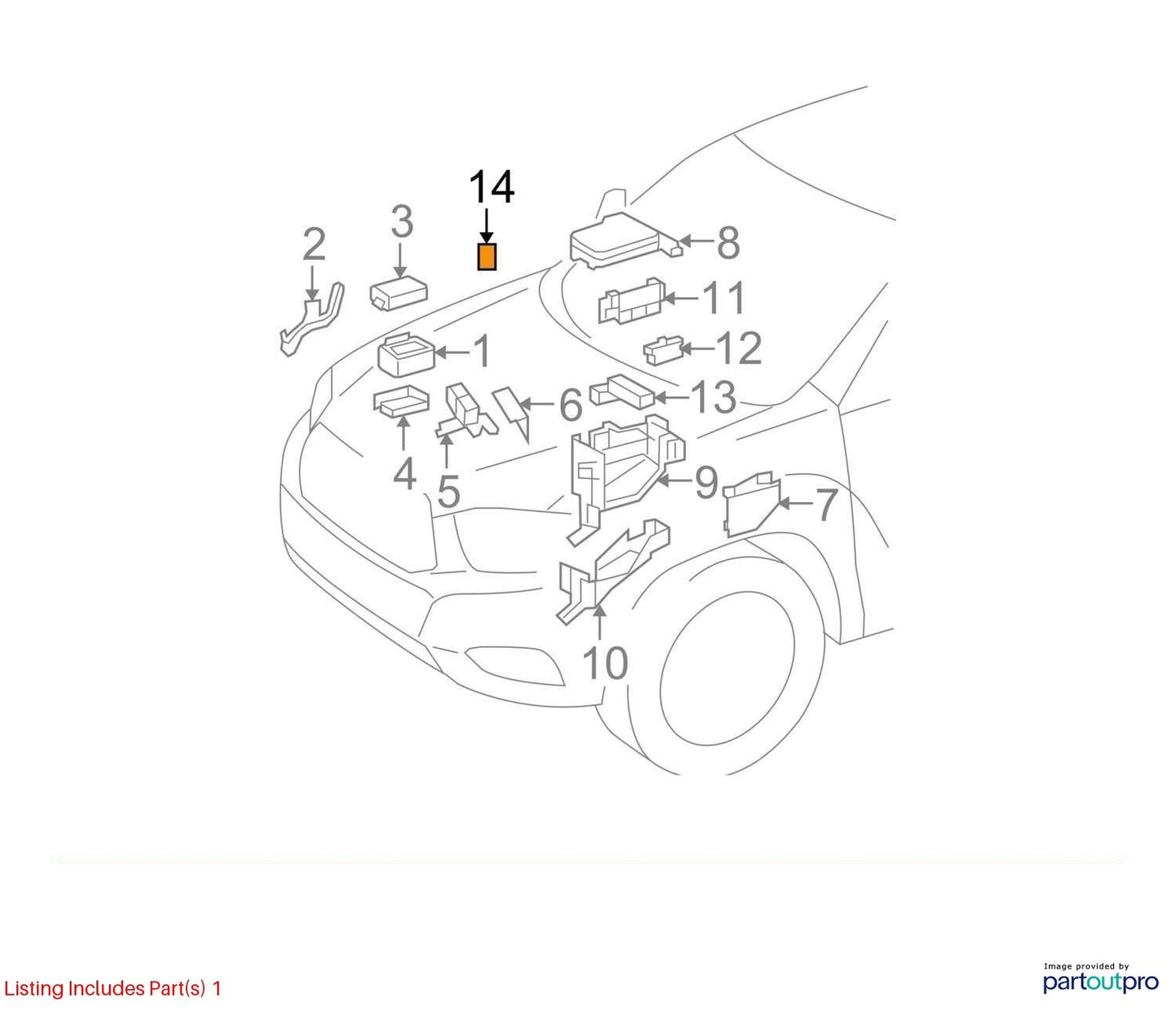2001-2025 Toyota Denso Lexus Relay 90987-02025 OEM