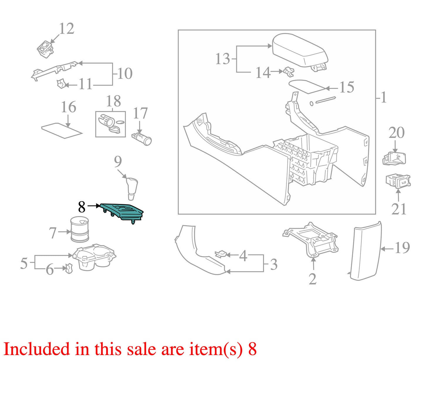 2006-2012 Toyota RAV4 Automatic Transmission Shift Indicator