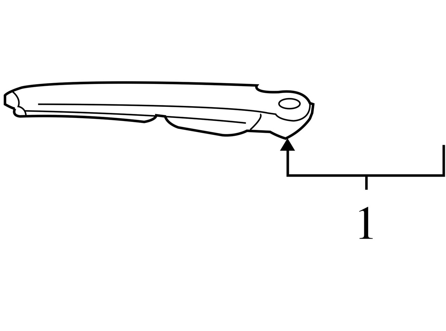2006-2012 Toyota RAV4 Rear Liftgate Wiper Arm OEM