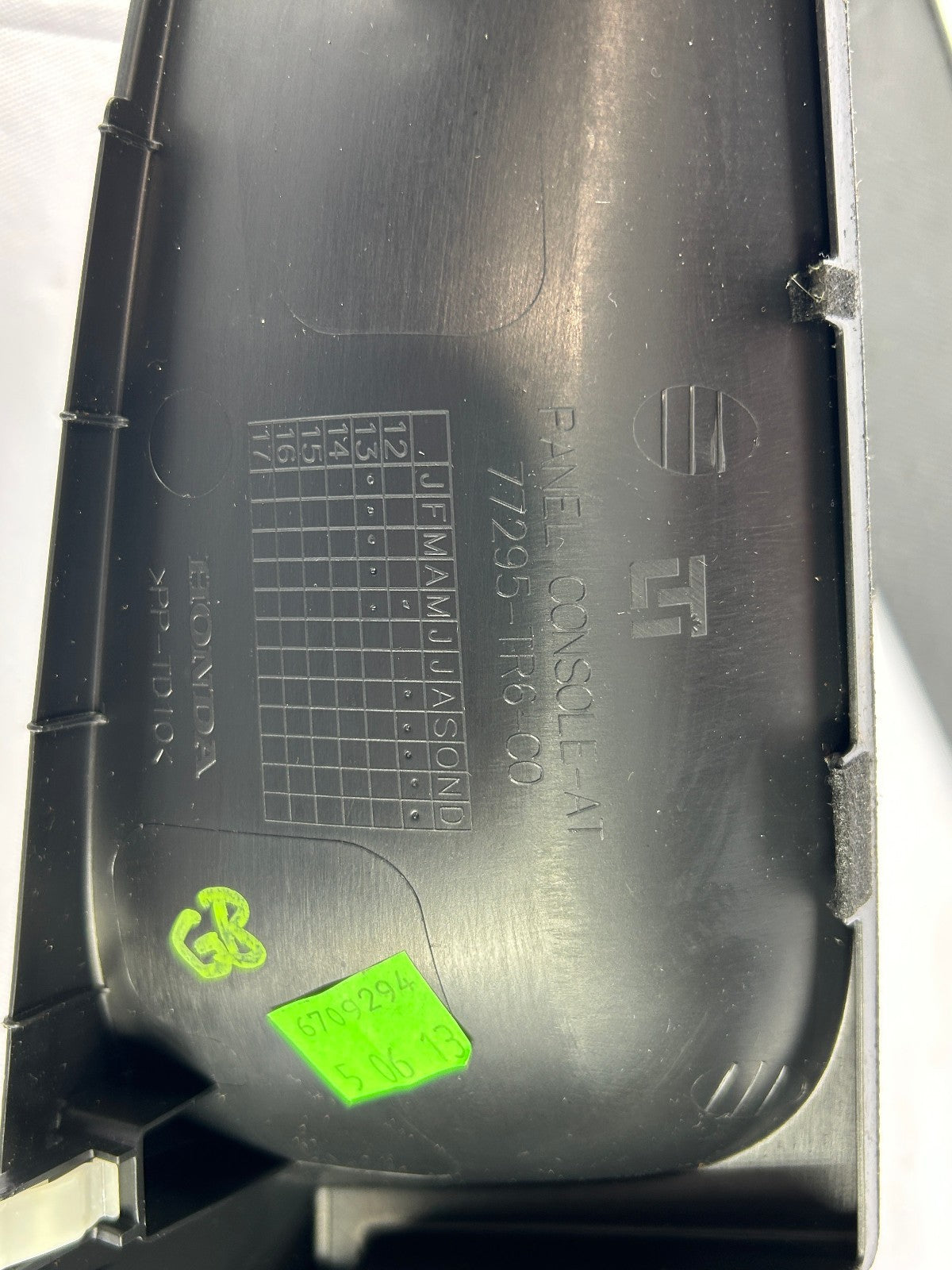 2013-2015 Honda Civic Center Console Shift Cover Automatic and AUX Bezel OEM