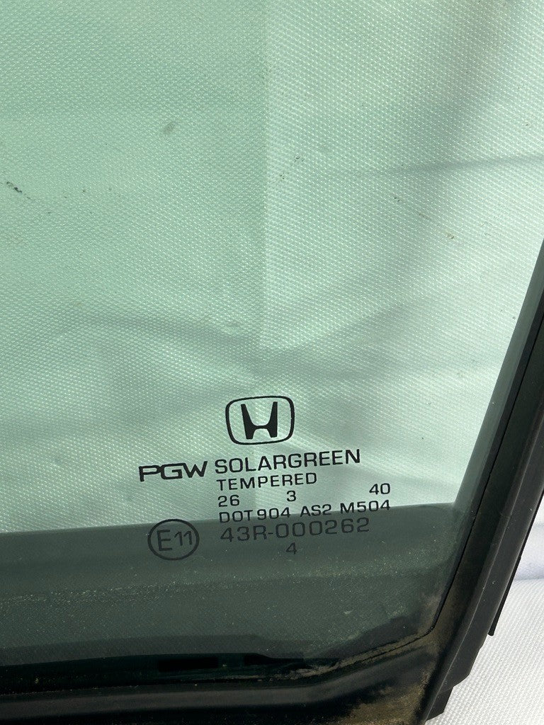 2012-2015 Honda Civic Coupe Left Front Vent Window Glass OEM