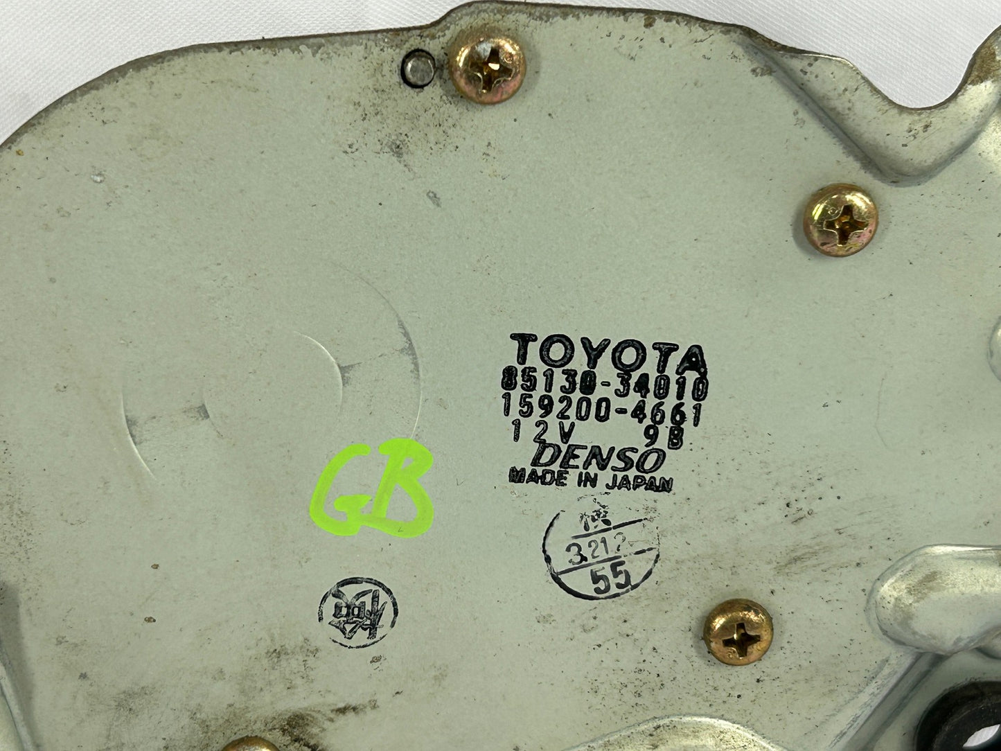 2001-2007 Toyota Sequoia Rear Glass Liftgate Hatch Wiper Motor Assembly OEM
