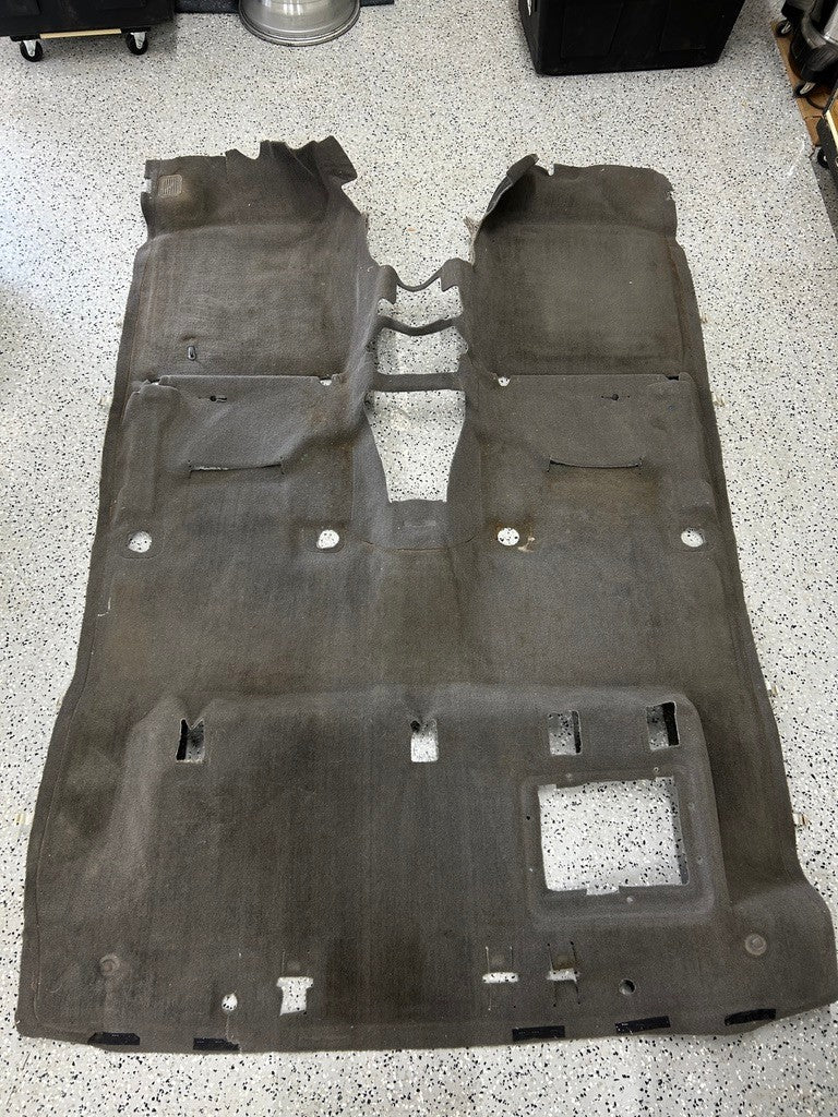 2001-2007 Toyota Sequoia Front Cabin Carpet Mat Gray OEM 58510-OC070