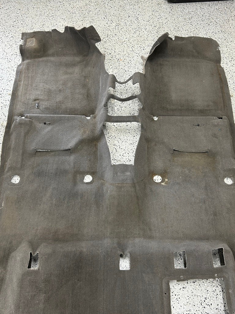 2001-2007 Toyota Sequoia Front Cabin Carpet Mat Gray OEM 58510-OC070