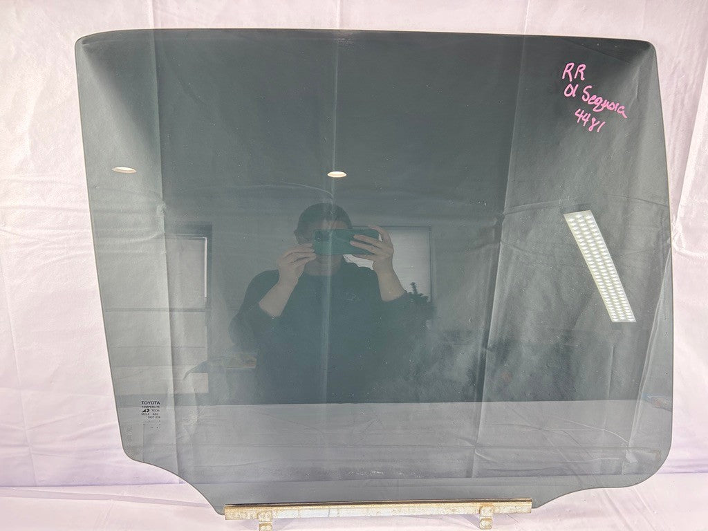 2001-2007 Toyota Sequoia Right Rear Door Window Glass OEM