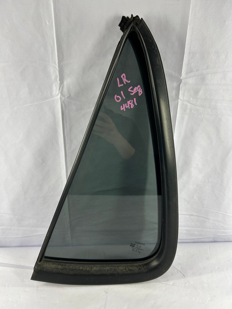 2001-2007 Toyota Sequoia Rear Left Side Vent Glass Quarter Window OEM