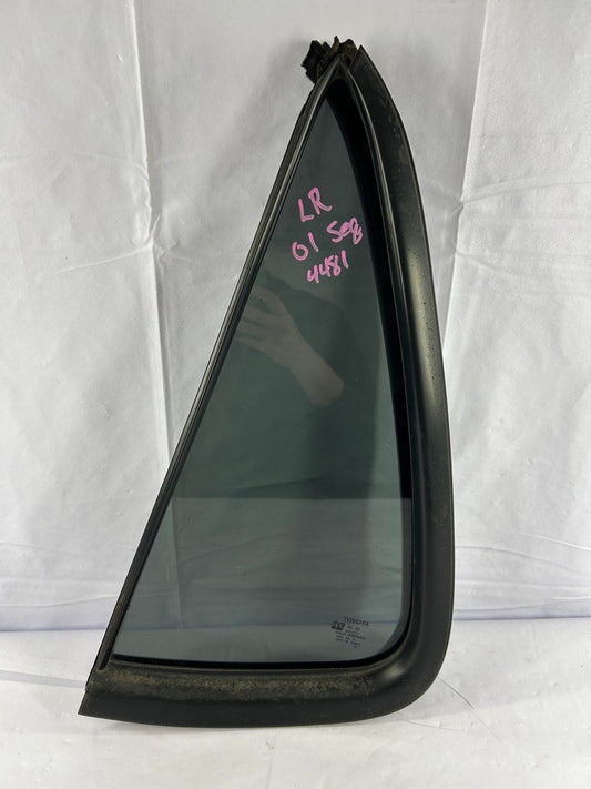 2001-2007 Toyota Sequoia Rear Left Side Vent Glass Quarter Window OEM