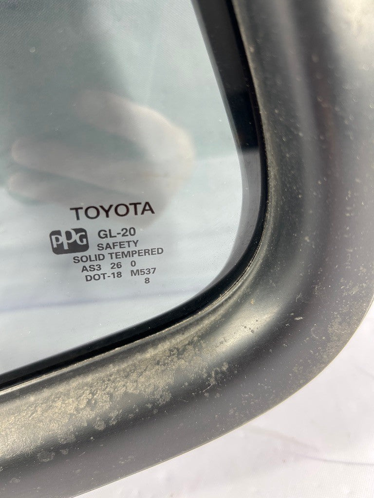 2001-2007 Toyota Sequoia Rear Left Side Vent Glass Quarter Window OEM