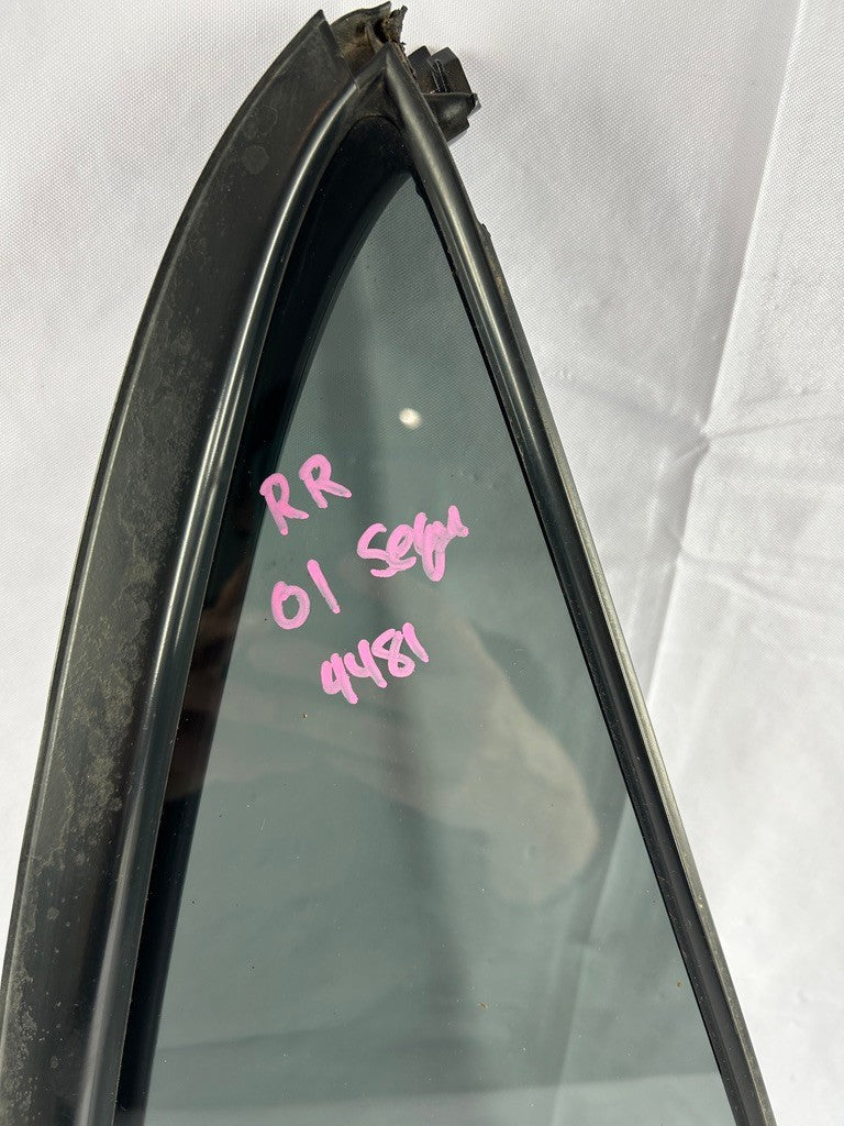 2001-2007 Toyota Sequoia Rear Right Side Vent Glass Quarter Window OEM