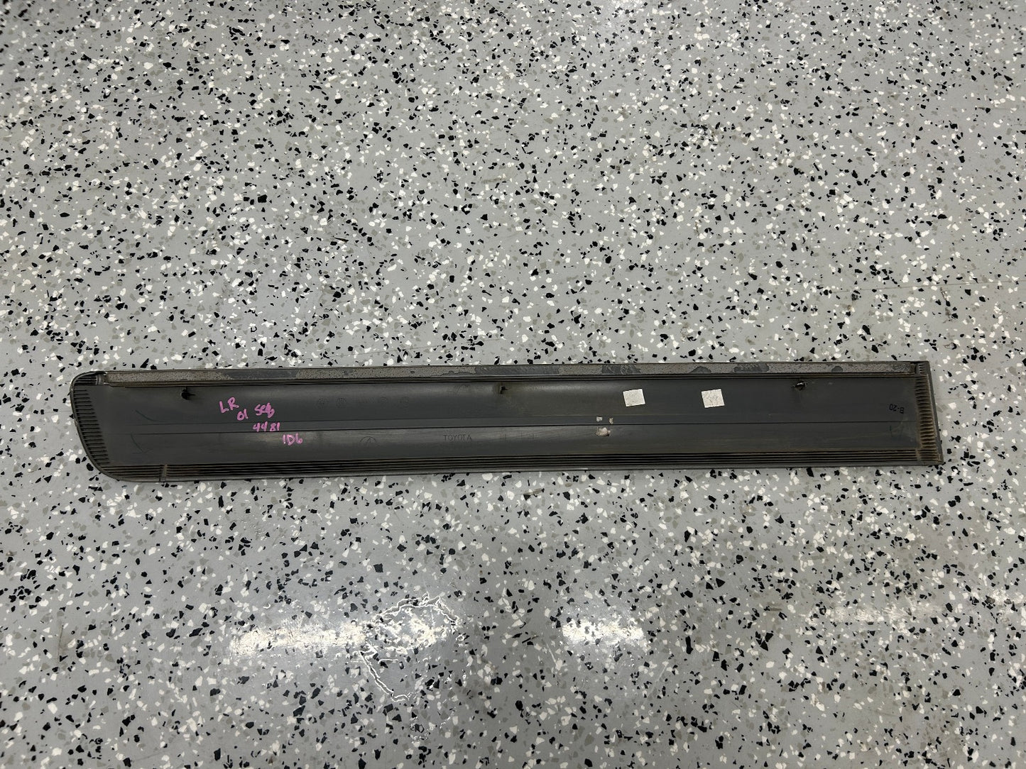 2001-2004 Toyota Sequoia Left Rear Door Molding Silver OEM