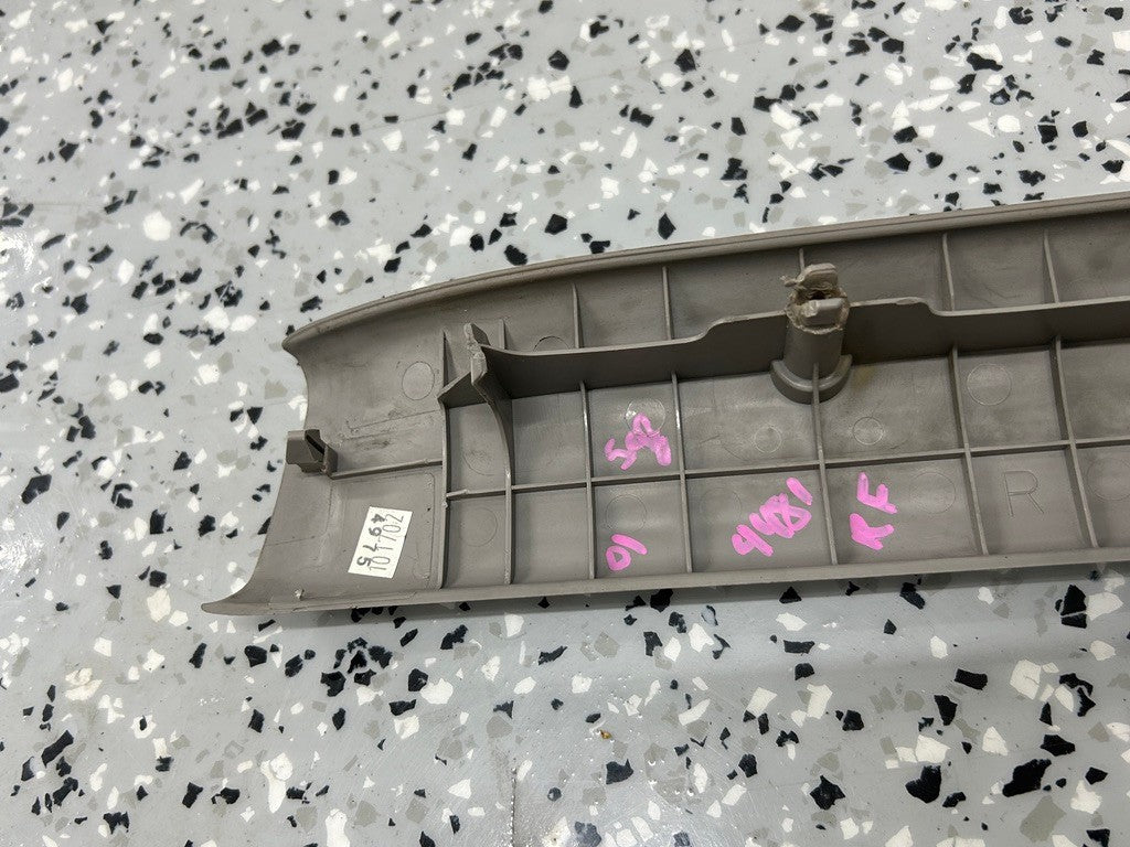 2001-2007 Toyota Sequoia Right Front Door Sill Plate Gray OEM