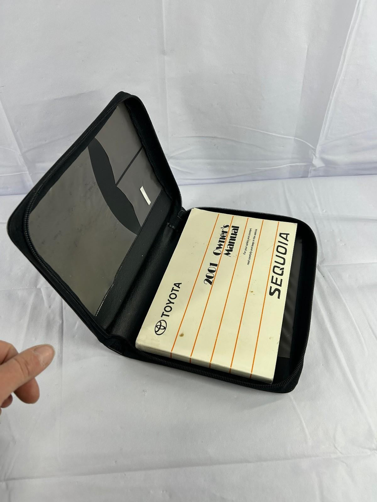 2001 Toyota Sequoia Owner's Manual Guide with Case OEM