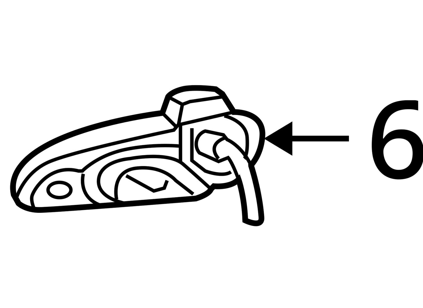 2001-2007 Toyota Sequoia Exterior Rear Left Door Handle Assembly OEM