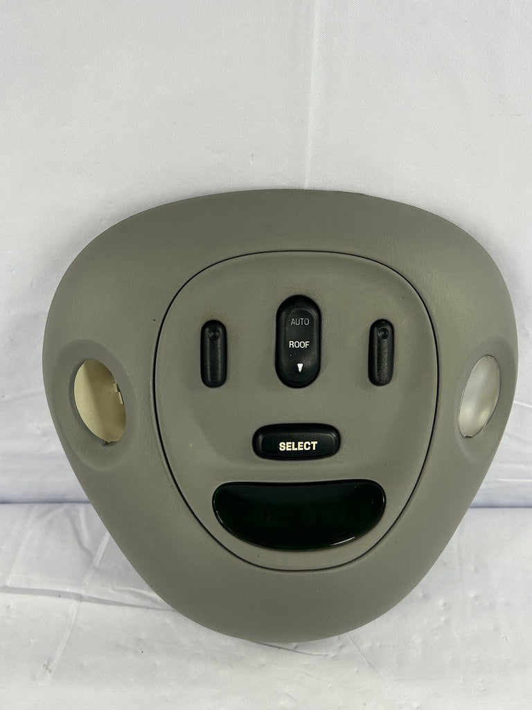 2000-2003 Ford F150 Console Message Center & Sunroof Gray OEM