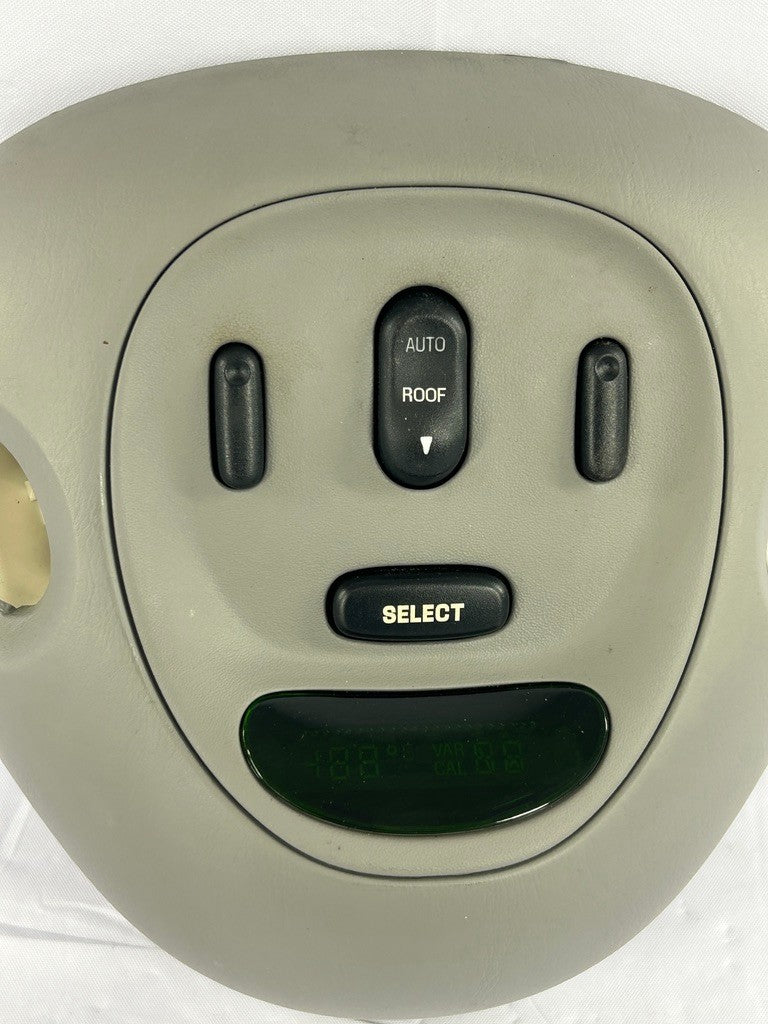 2000-2003 Ford F150 Console Message Center & Sunroof Gray OEM