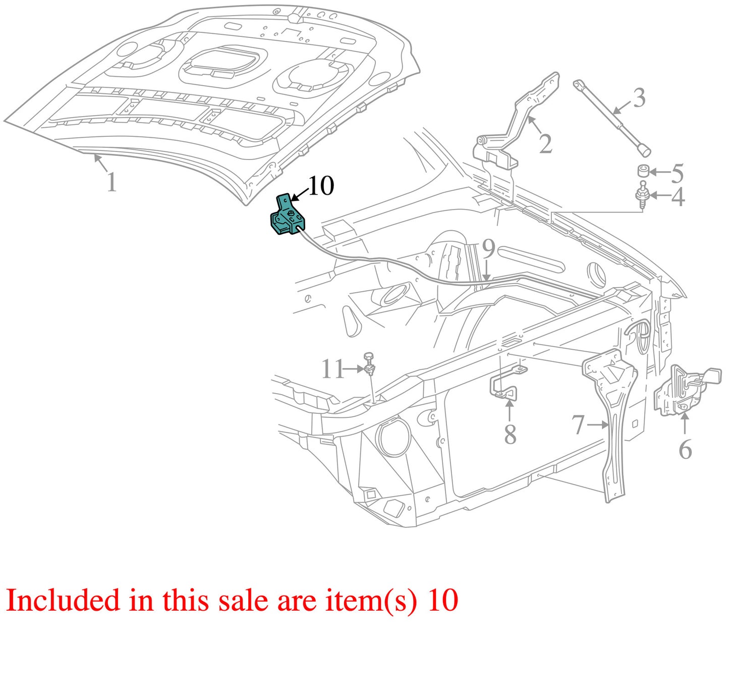 1997-2003 Ford F-150 Hood Release Handle