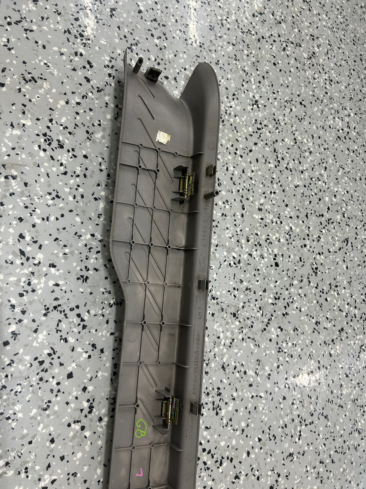1999-2004 Ford F150 F-150 Left Door Sill Scuff Plate Gray Trim OEM