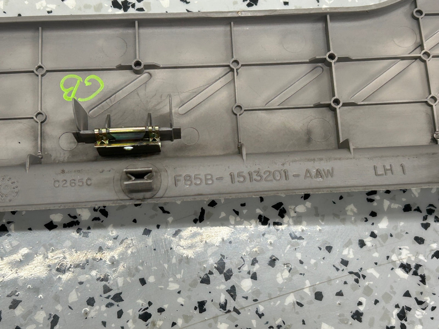 1999-2004 Ford F150 F-150 Left Door Sill Scuff Plate Gray Trim OEM