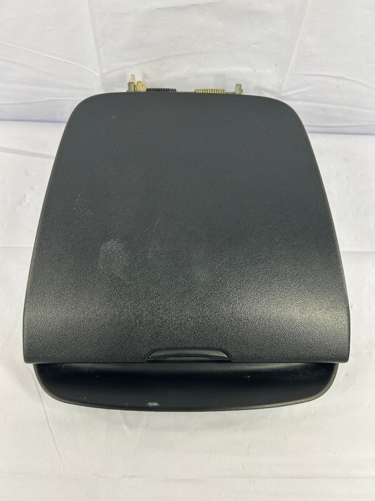 2003-2005 Subaru Forester Center Console Lid and Cubby with Clock Black OEM