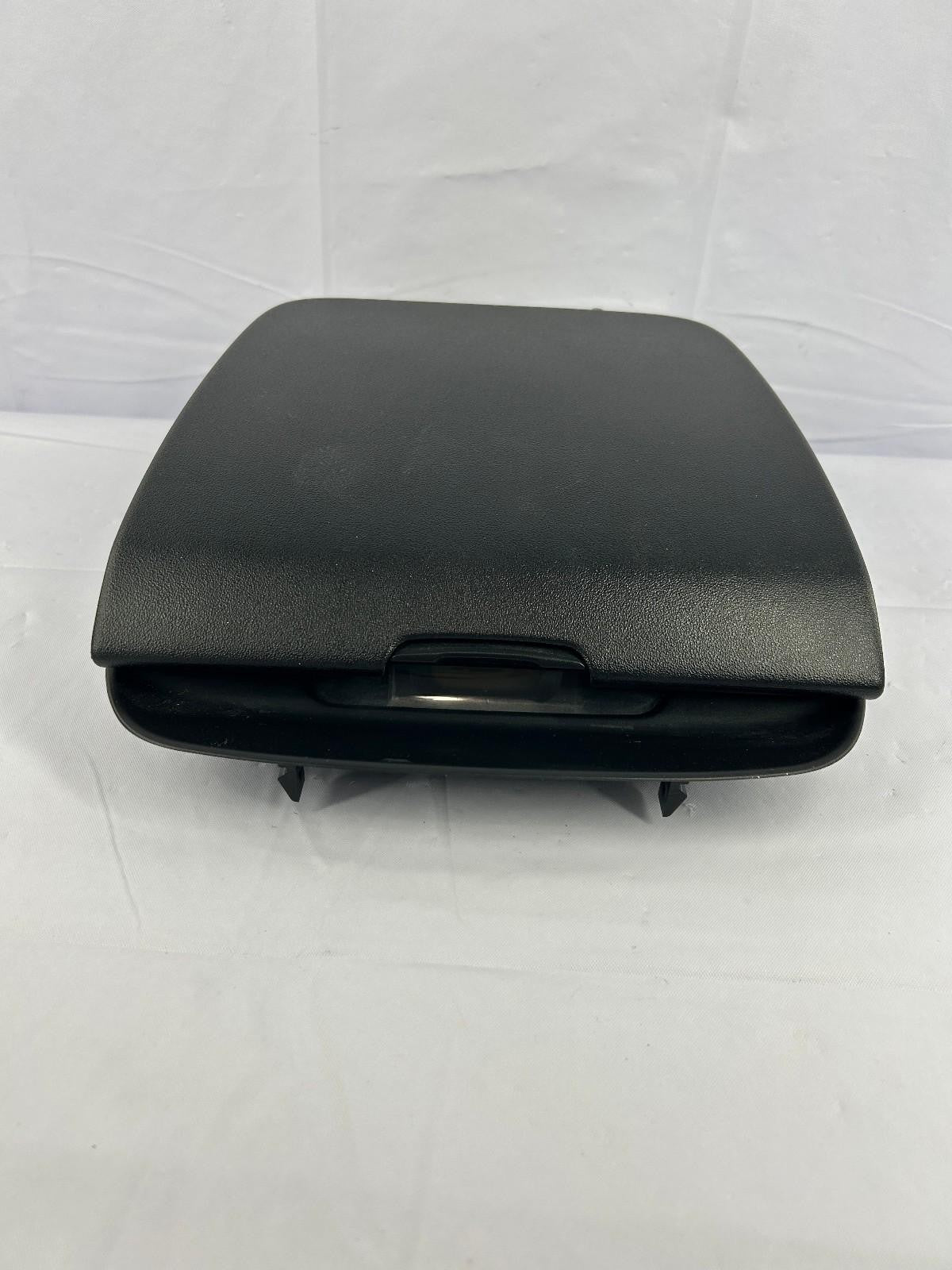 2003-2005 Subaru Forester Center Console Lid and Cubby with Clock Black OEM