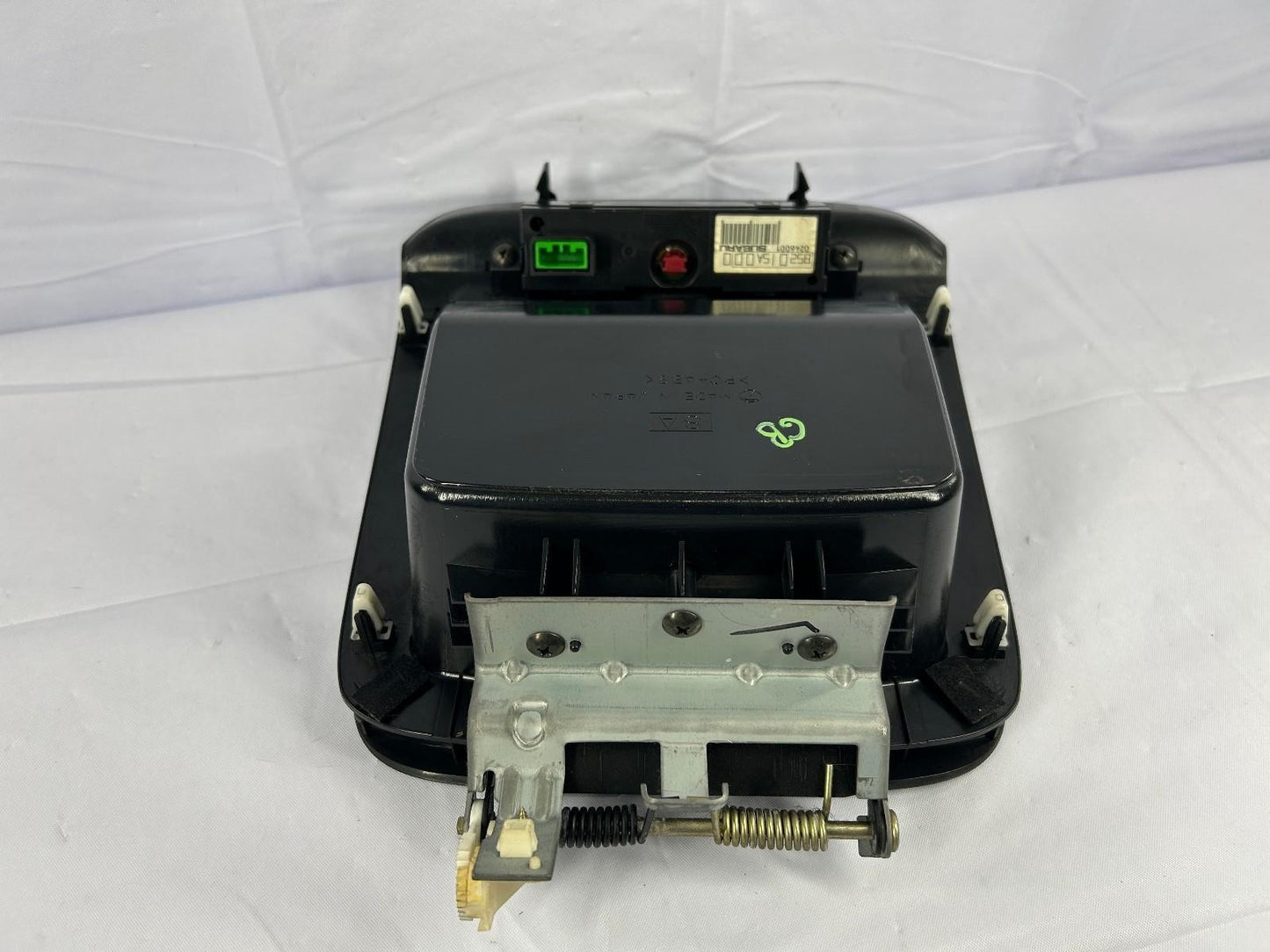 2003-2005 Subaru Forester Center Console Lid and Cubby with Clock Black OEM