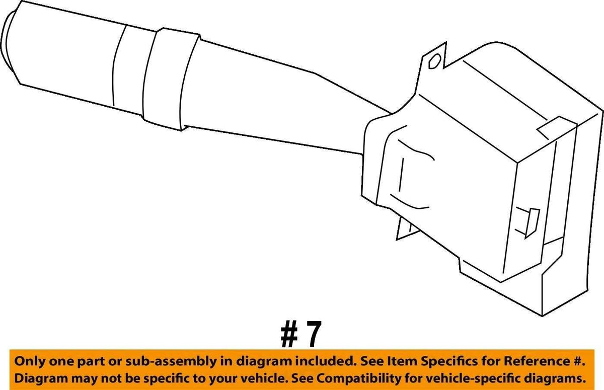 03-04 Subaru Forester Windshield Wiper Control Switch Lever Arm OEM 83114SA010