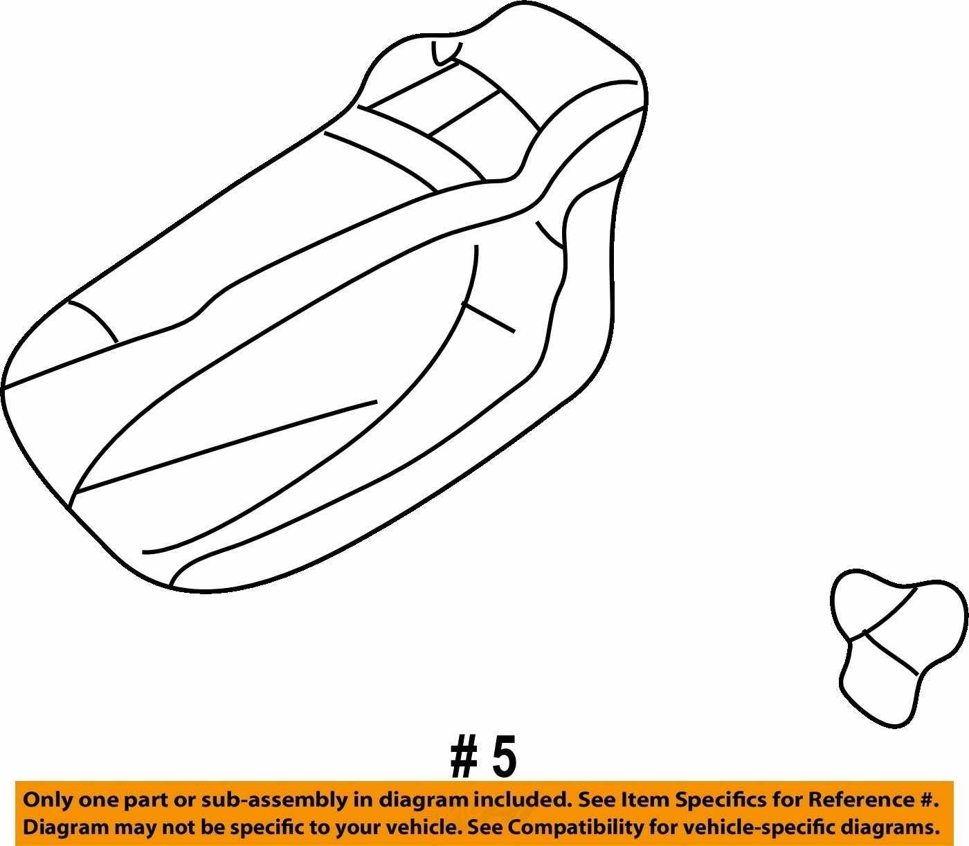 2003-2008 Subaru Forester Rear Left Inner Interior Door Handle OEM