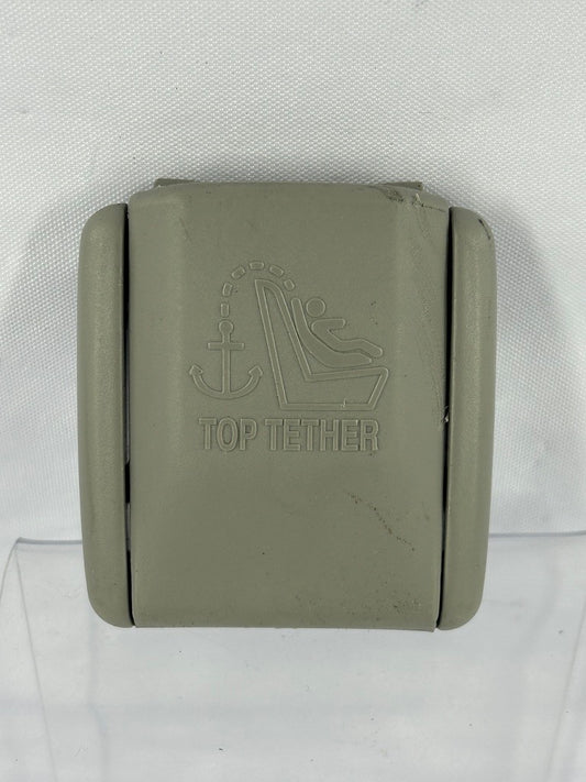 2003-2008 Subaru Forester Child Restraint Tether Anchor Plate Cap Gray OEM