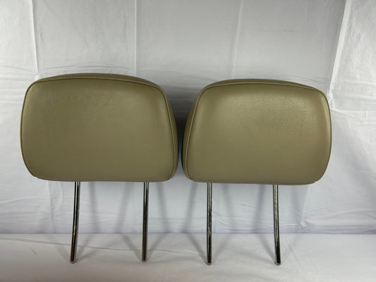 2005-2009 Subaru Legacy Outback Front Headrest Set Leather Tan OEM