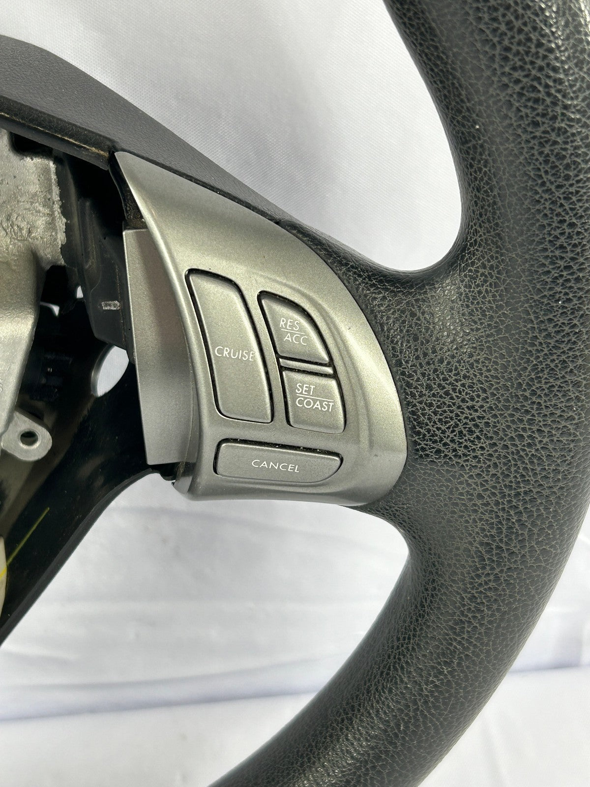 2008-2009 Subaru Legacy Outback Vinyl Steering Wheel & Cruise Control Black OEM