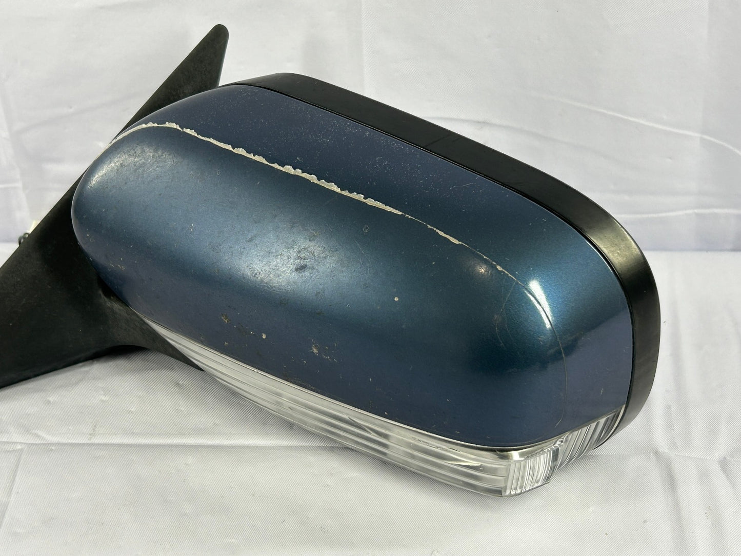2008-2009 Subaru Outback Left 8-WIRE Side Mirror Signal Heated 64Z Blue OEM