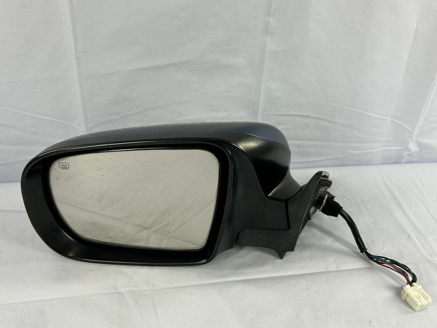 2008-2009 Subaru Outback Left 8-WIRE Side Mirror Signal Heated 64Z Blue OEM