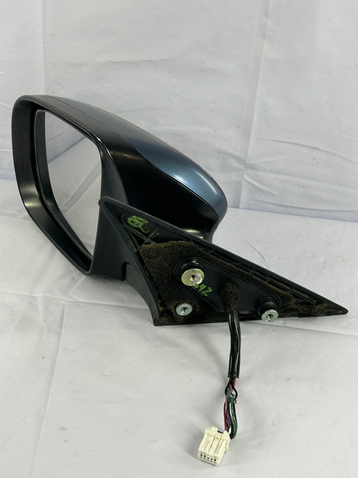 2008-2009 Subaru Outback Left 8-WIRE Side Mirror Signal Heated 64Z Blue OEM