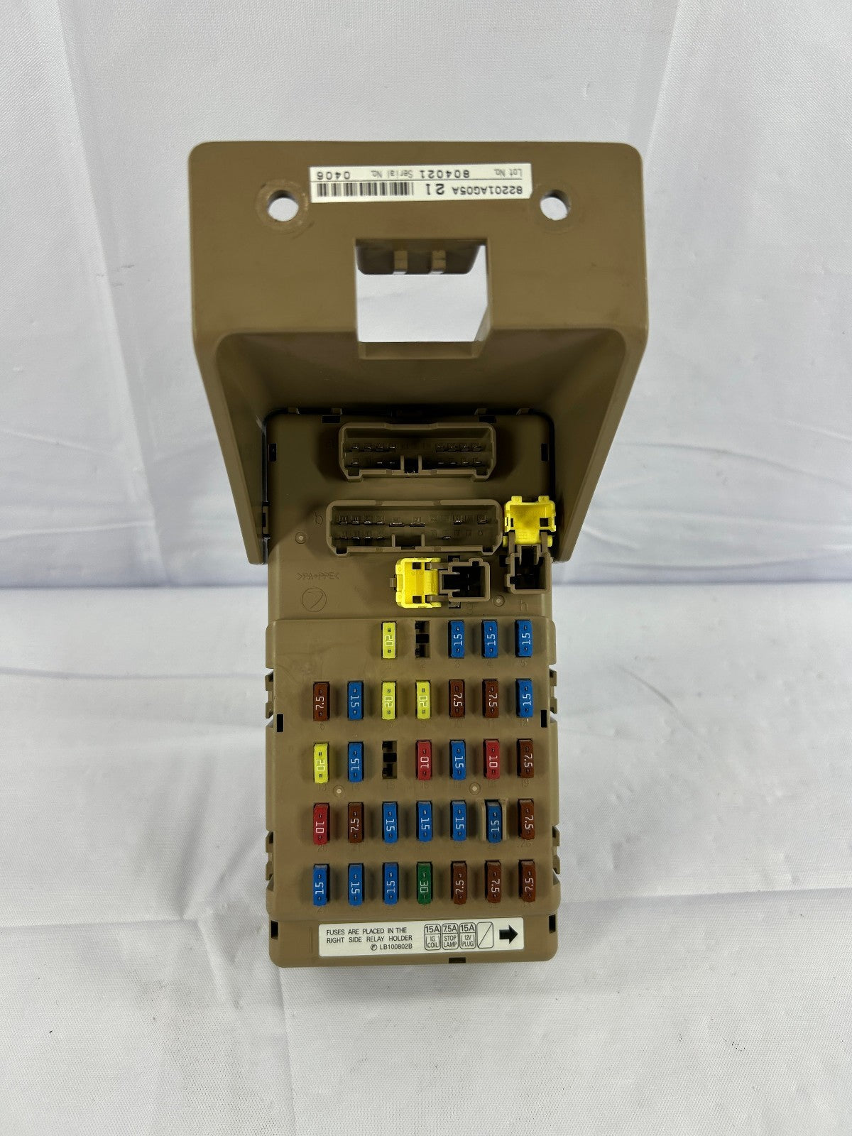 2008-2009 Subaru Outback Cabin Fuse Box Junction Block 82201AG05A OEM