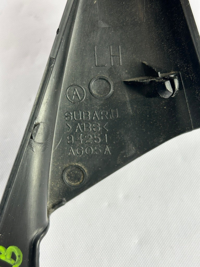 2005-2009 Subaru Outback Left Window Corner Mirror Bolt Trim Cover OEM
