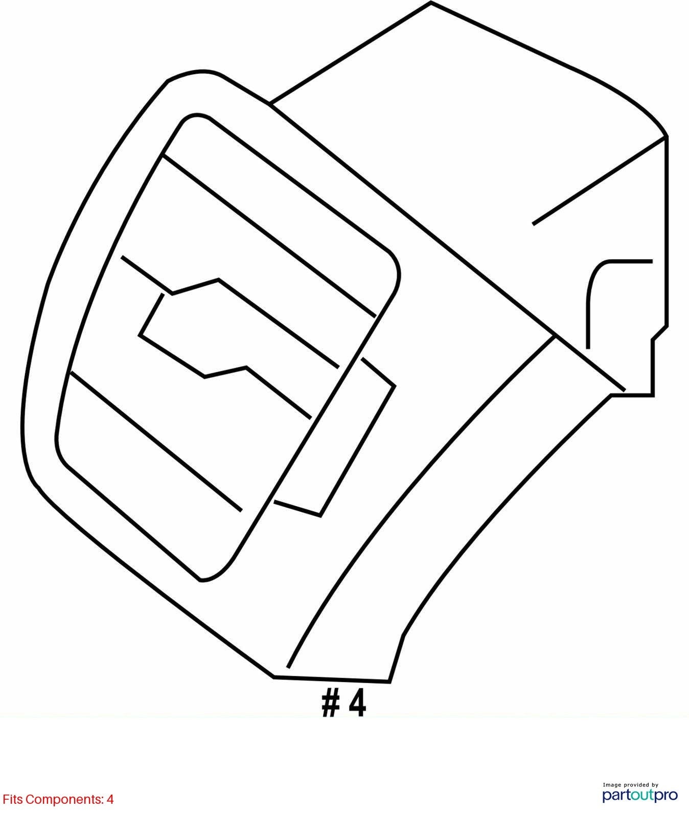 2007-2009 Subaru Legacy Outback Right Dashboard Air Vent OEM