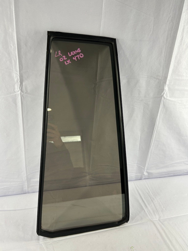 1998-2007 Lexus LX470 Door Window Fixed Vent Glass Rear Left OEM