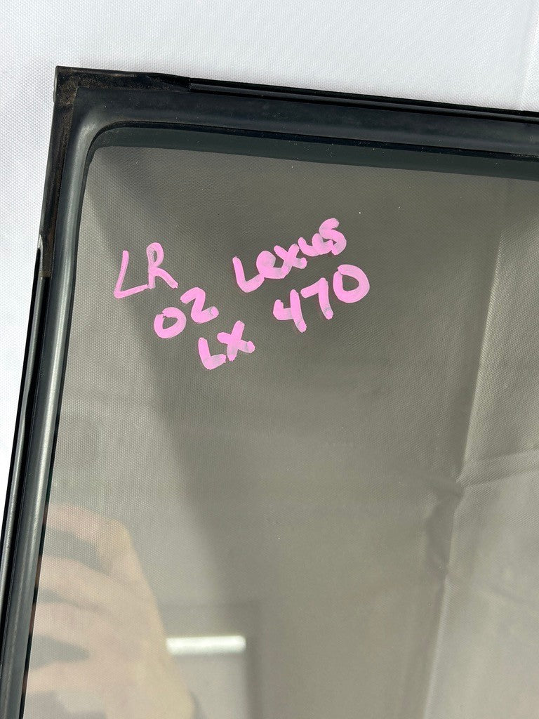 1998-2007 Lexus LX470 Door Window Fixed Vent Glass Rear Left OEM