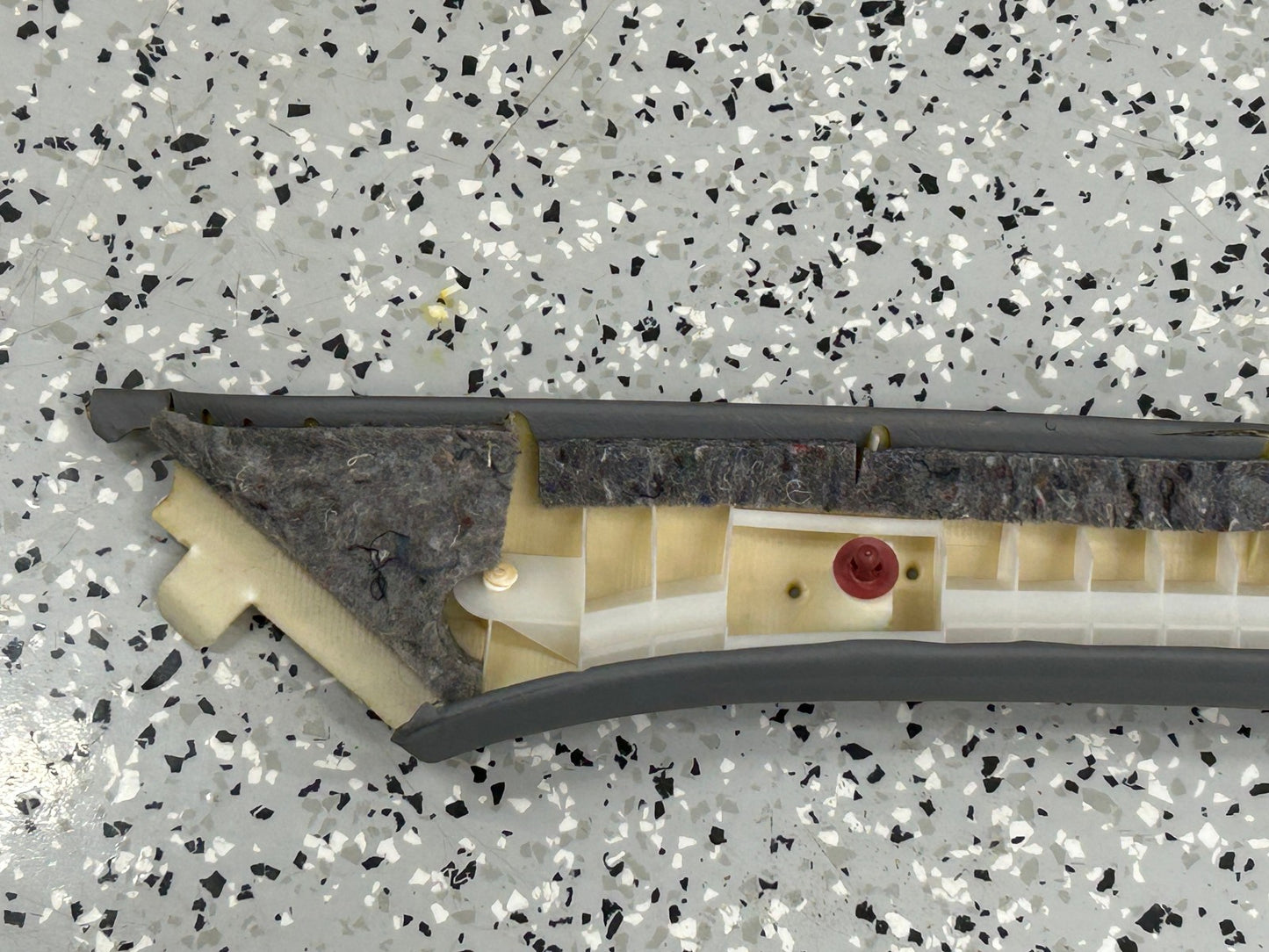 1998-2002 Lexus LX470 Body Left Front A-Pillar Panel Gray Trim OEM