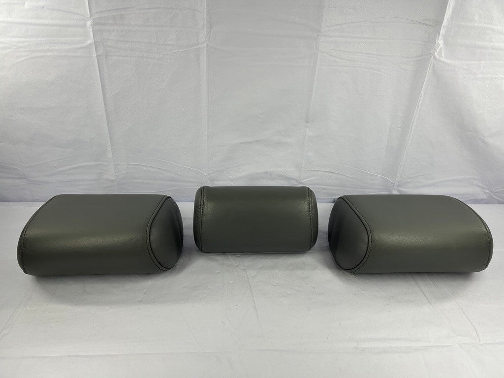 1998-2003 Lexus LX470 Rear Second Row Headrest Set Gray Leather OEM