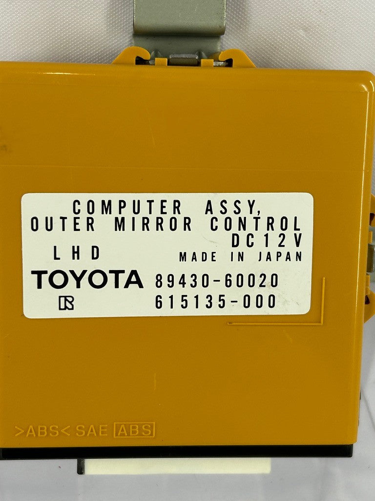 1998-02 Lexus LX470 Land Cruiser Power Mirror Memory Control Module 89430-60020
