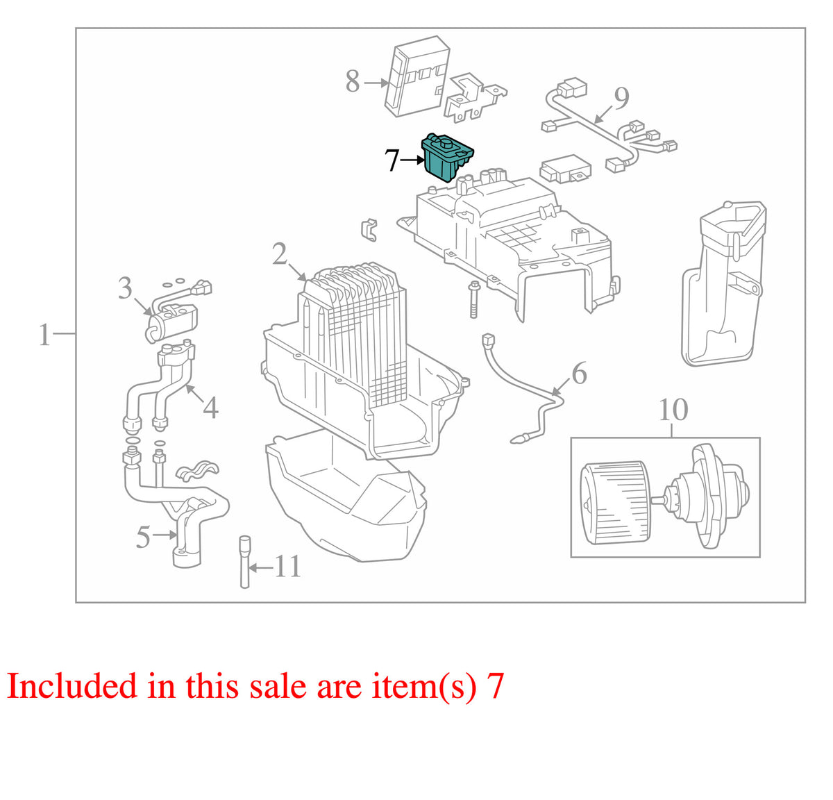 1998-2007 Lexus LX470 Air Amplifier Assembly OEM 8865060350