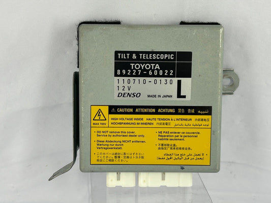 1999-2001 Lexus LX470 2000 Module Tilt and Telescopic 89227-60021 Computer OEM