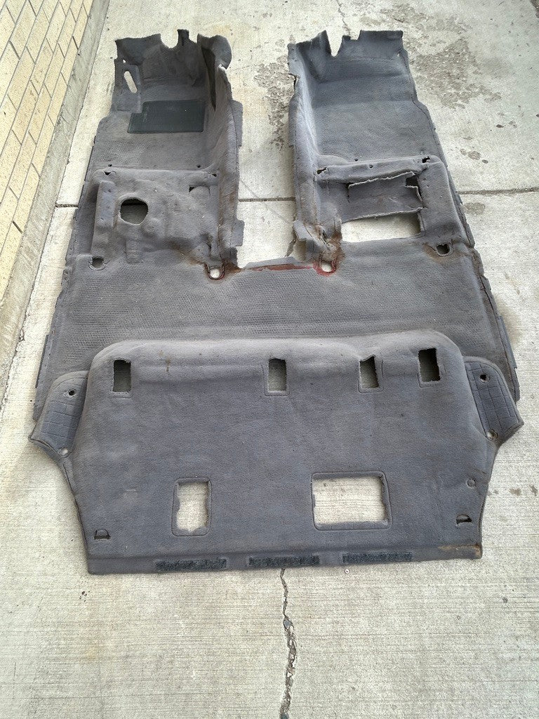 2000-2003 Lexus LX470 Front Cabin Carpet Mat Gray 58510-6C180-B0