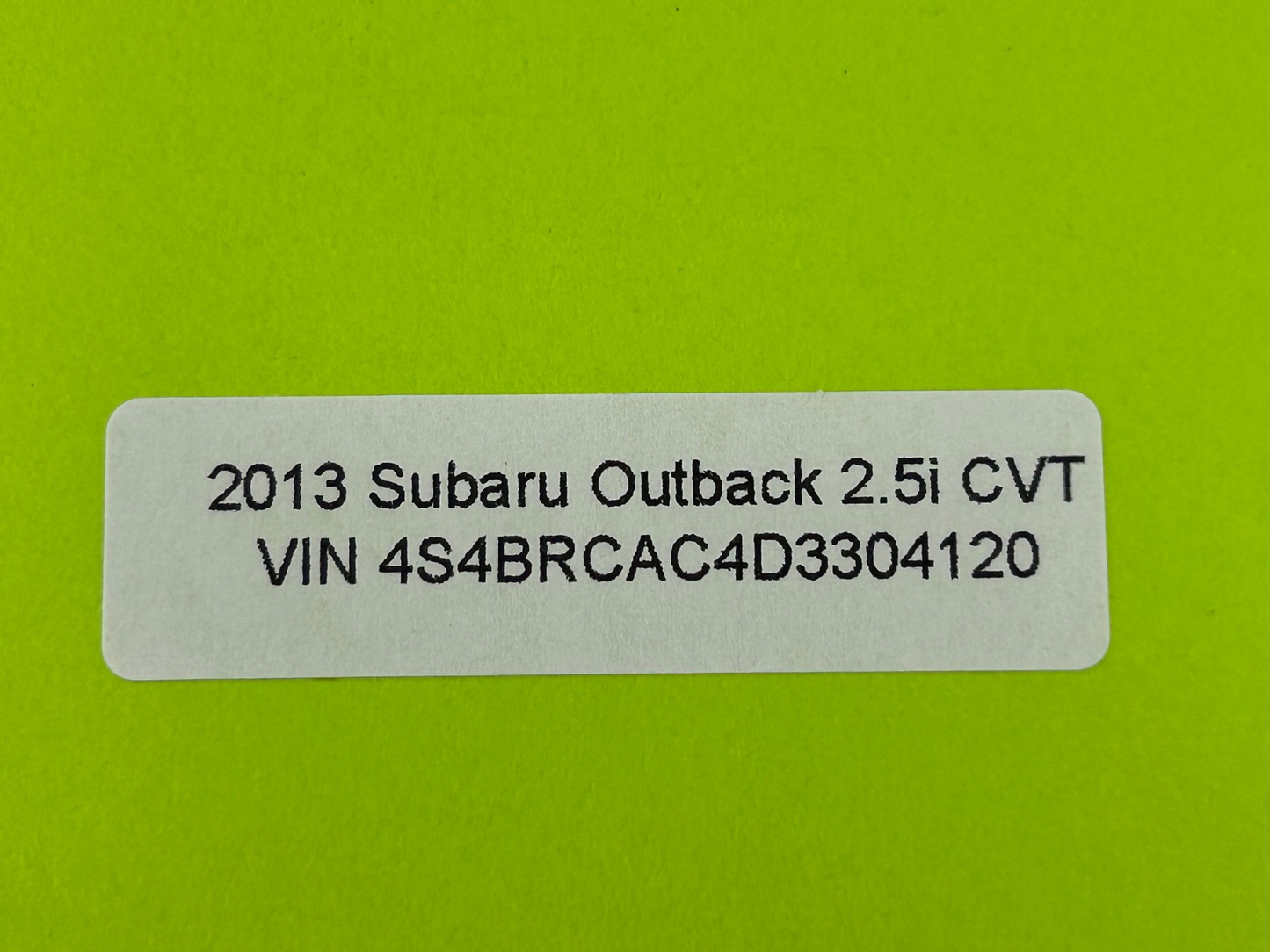 2011-2014 Subaru Outback Exterior Right Rear Door Molding Garnish Trim OEM