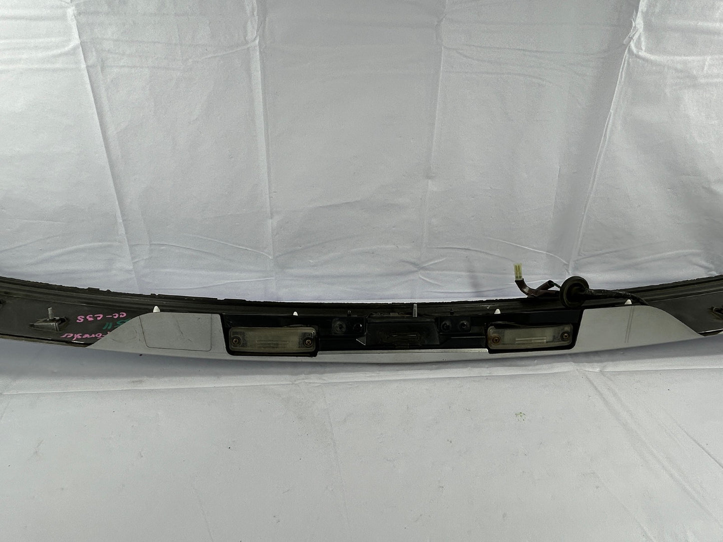 2009 Subaru Forester Liftgate Tailagate Finish Panel Garnish with Emblem OEM