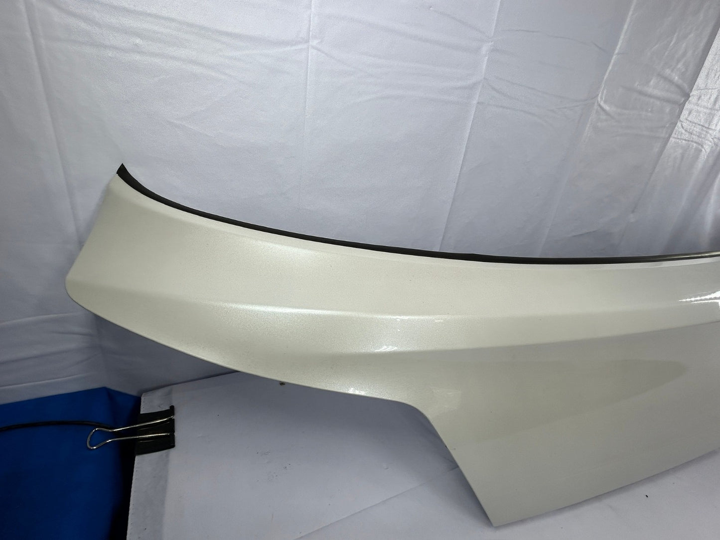 2012-2014 Subaru Outback Trunk Hatch Trim Finish Panel Garnish White 37J OEM
