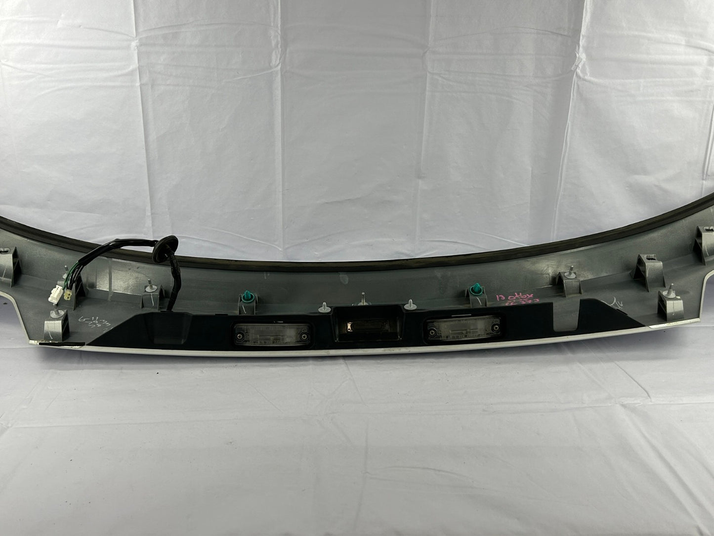 2012-2014 Subaru Outback Trunk Hatch Trim Finish Panel Garnish White 37J OEM