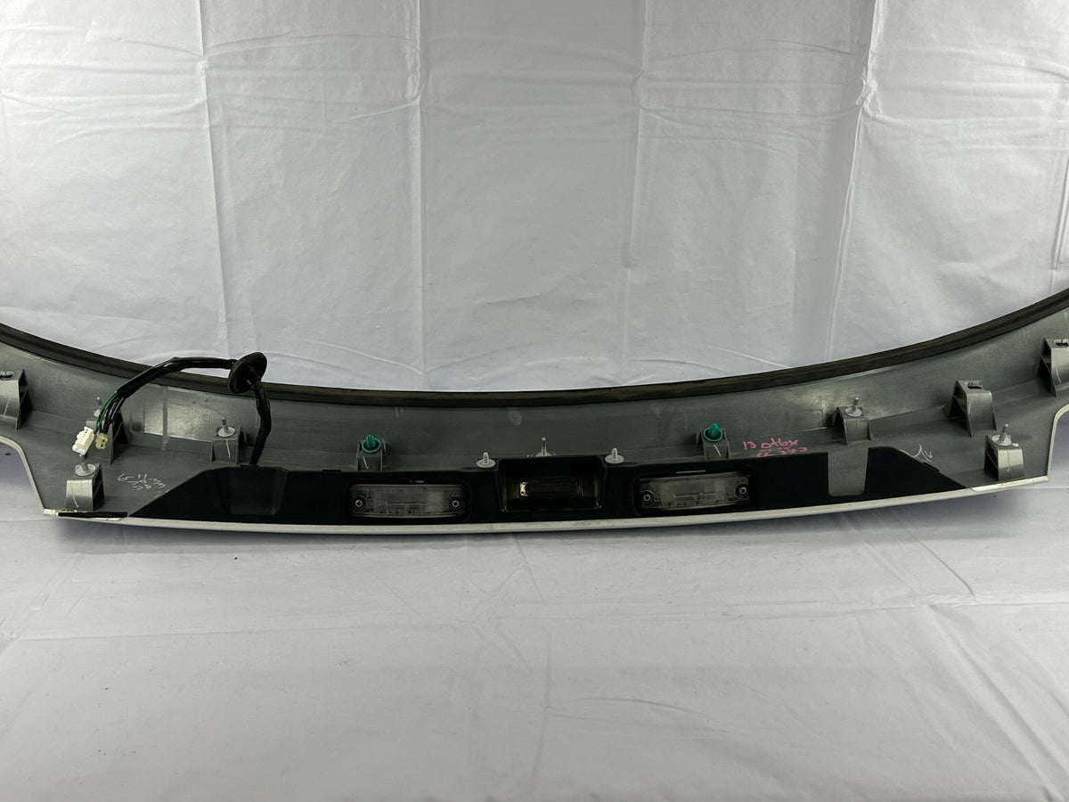 12-14 Subaru Outback Trunk Hatch Trim Finish Panel Garnish White OEM 91119AJ48A