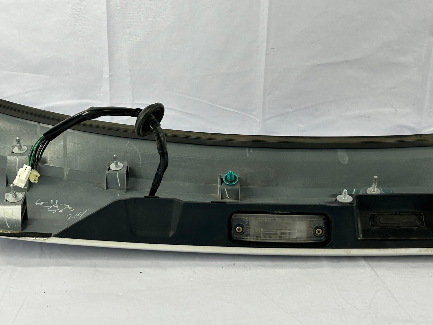 2012-2014 Subaru Outback Trunk Hatch Trim Finish Panel Garnish White 37J OEM